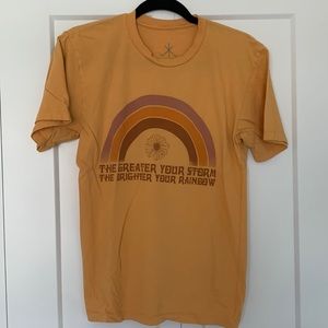 Life Clothing Co. orange graphic tee